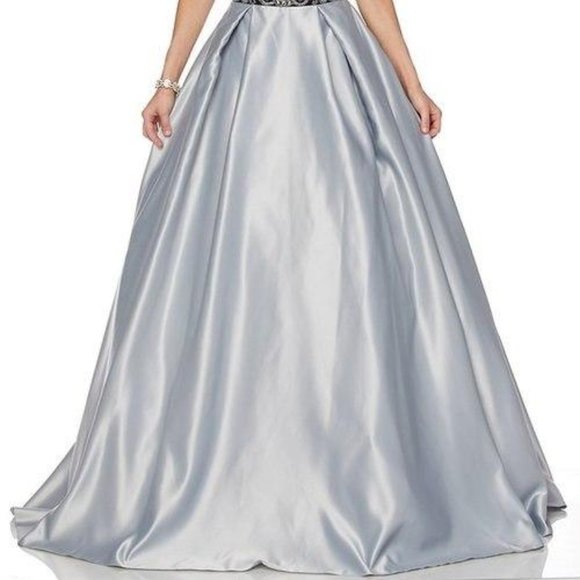 Two Piece Ballgown Shape Prom Dress JT358 - Picture 2 of 4